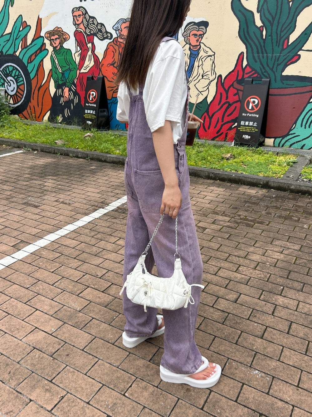 <SL2242644> ハートポケットサロペット