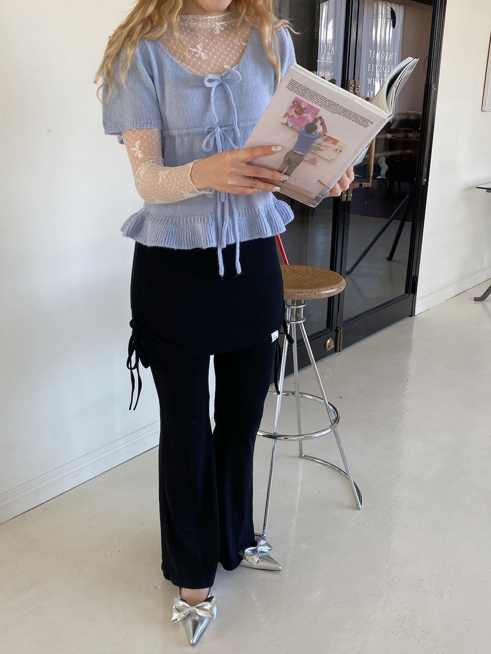 <SL2251638> レイヤードストレートパンツ