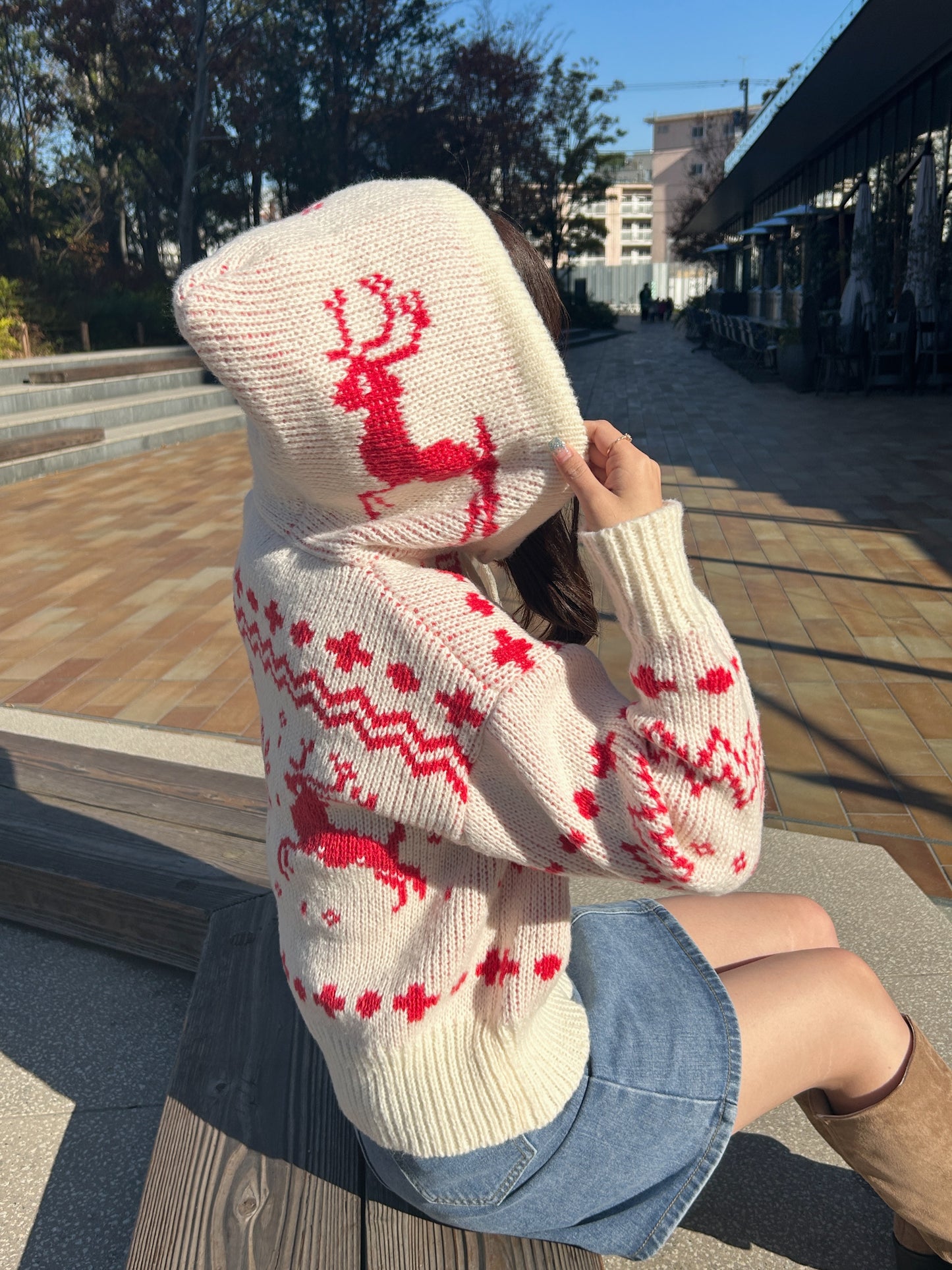 <SL2234621> ノルディックカーディガン