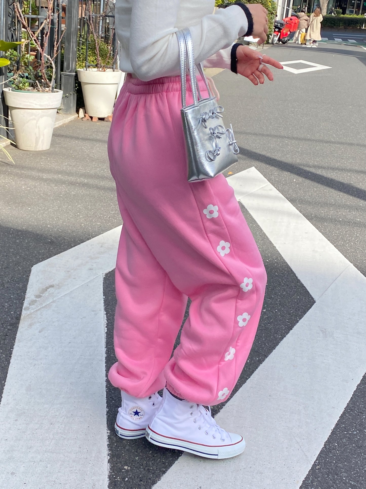 <SL2234633> フラワージョガーパンツ