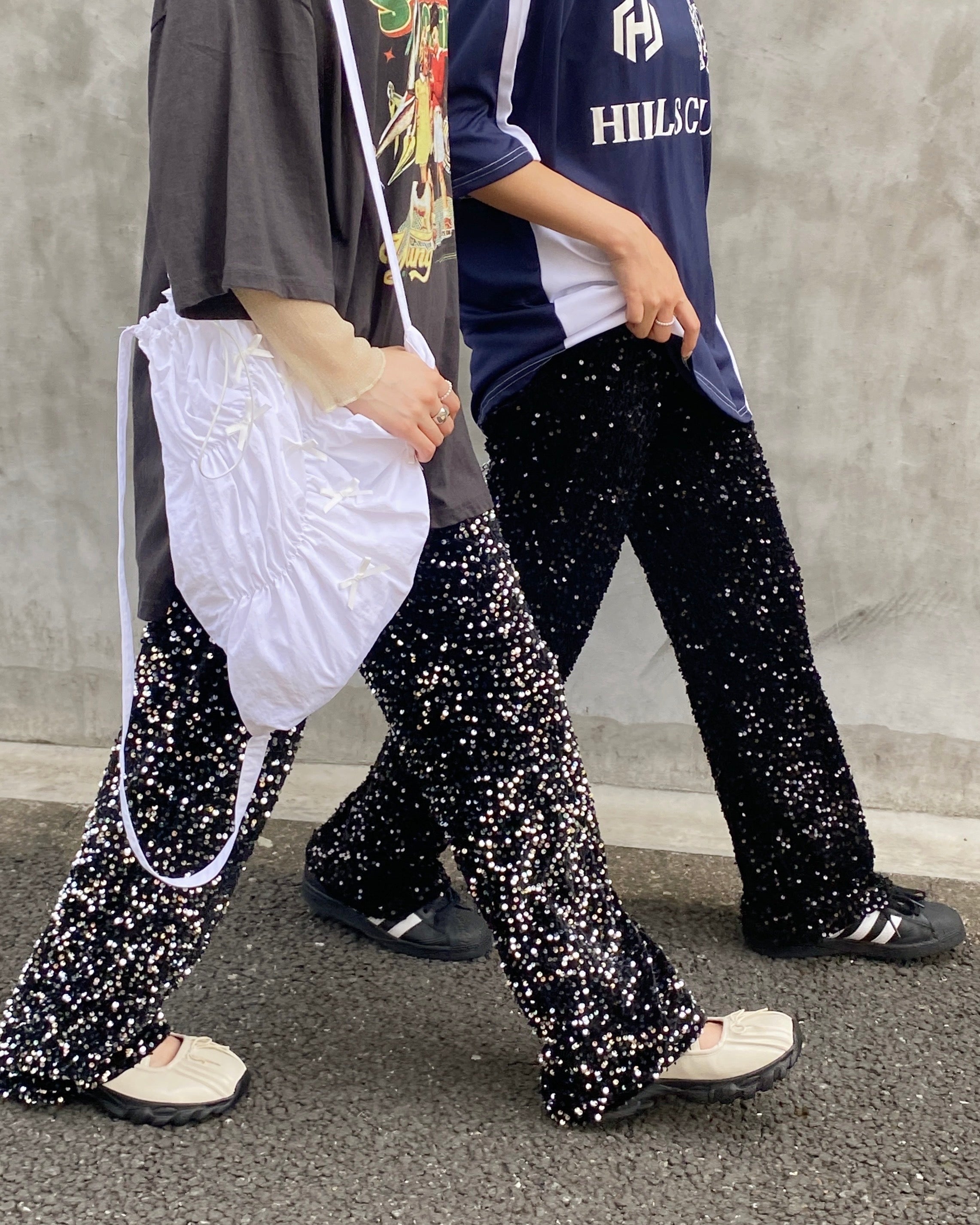 ALLスパンコールパンツ-