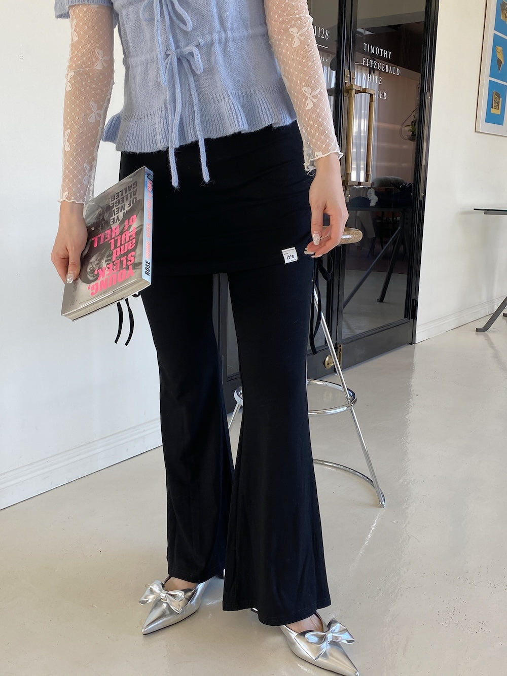 <SL2251638> レイヤードストレートパンツ