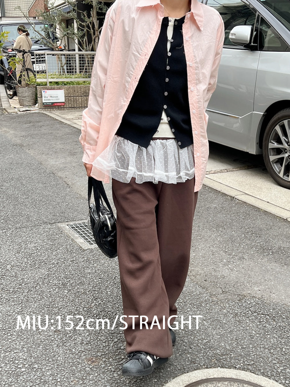 <SL2251652> レースフリルスウェットパンツ