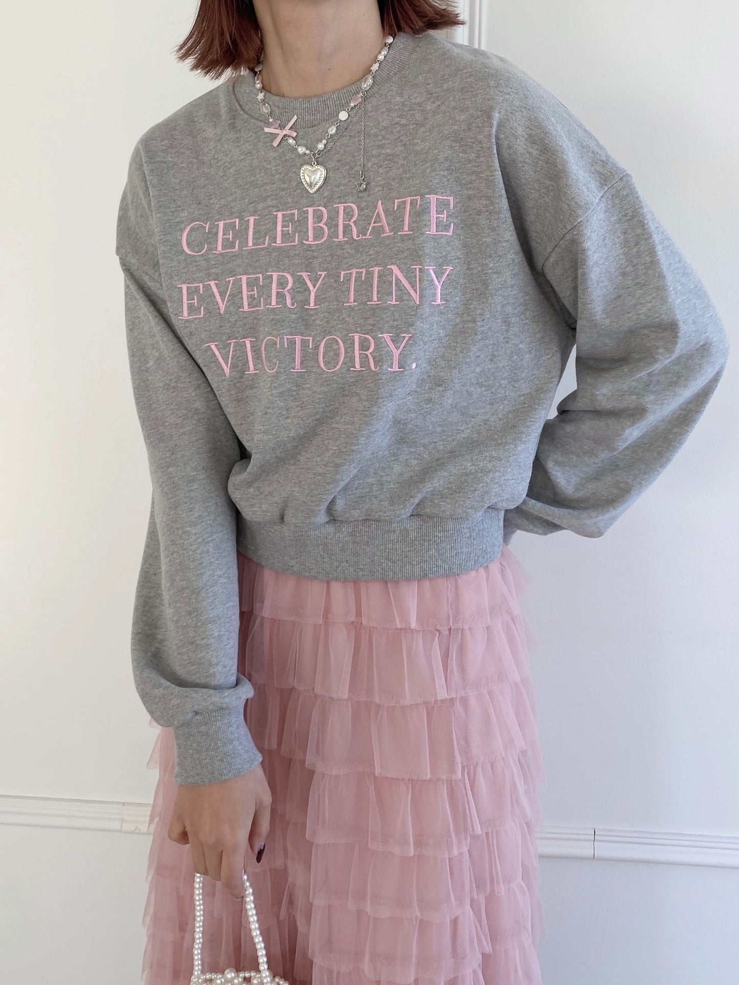 1,000円オフ!<SL2234611> lettering middleスウェット