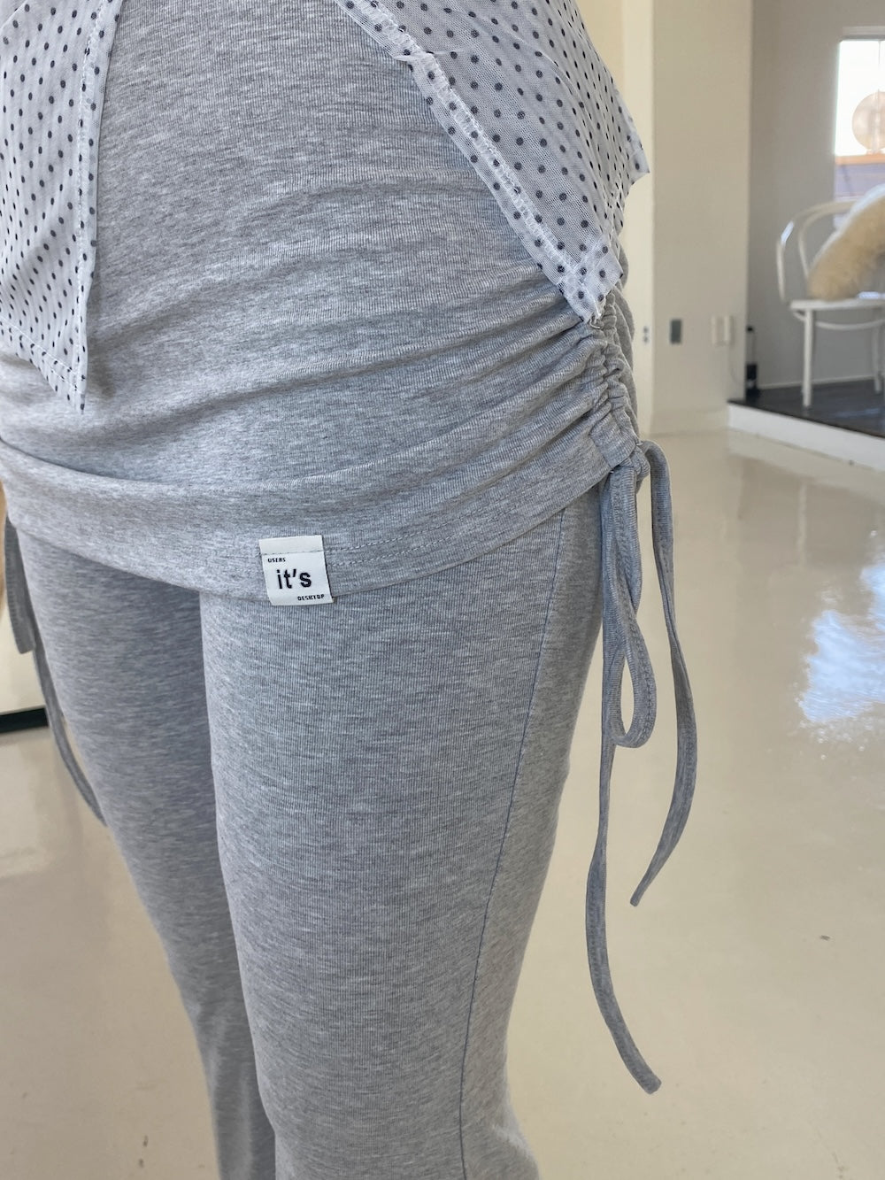 <SL2251638> レイヤードストレートパンツ