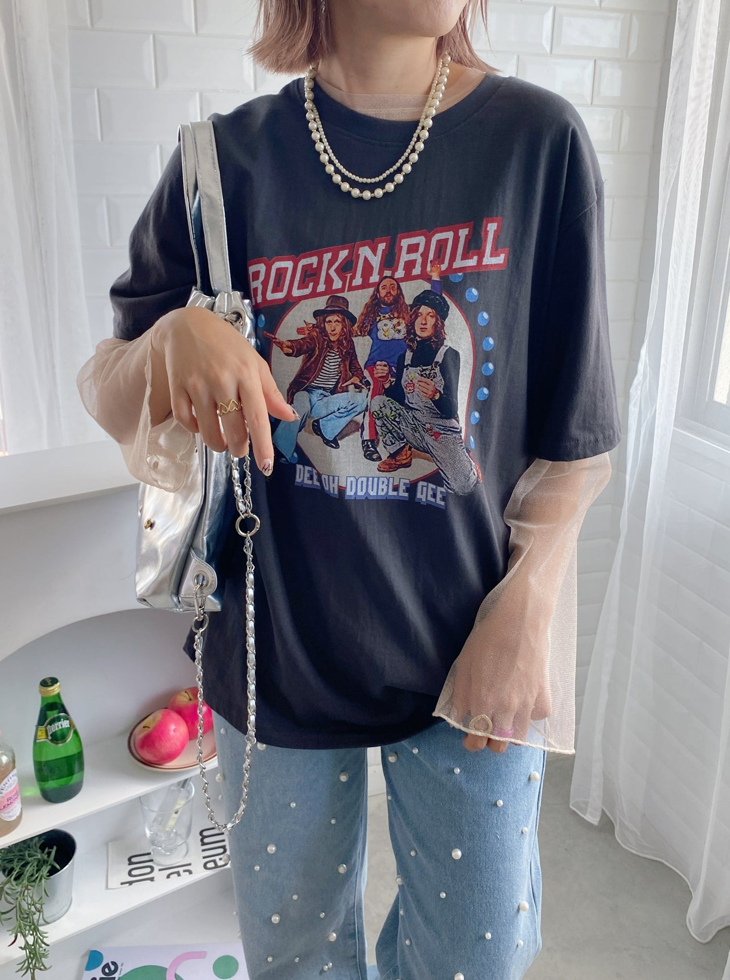 ♥<SL2233653> ラメチュールショートロンT