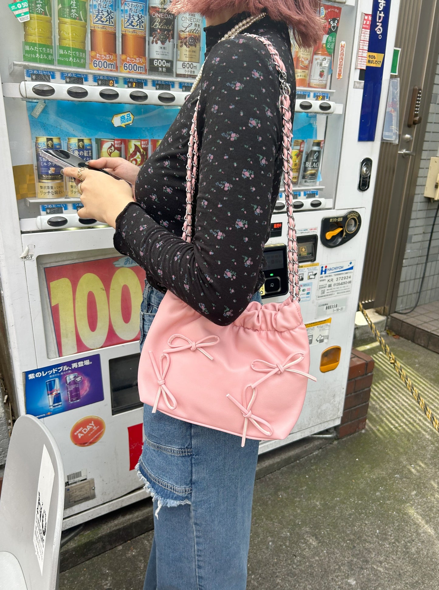 <SL1233609> リボンチェーンバッグ※動画あり