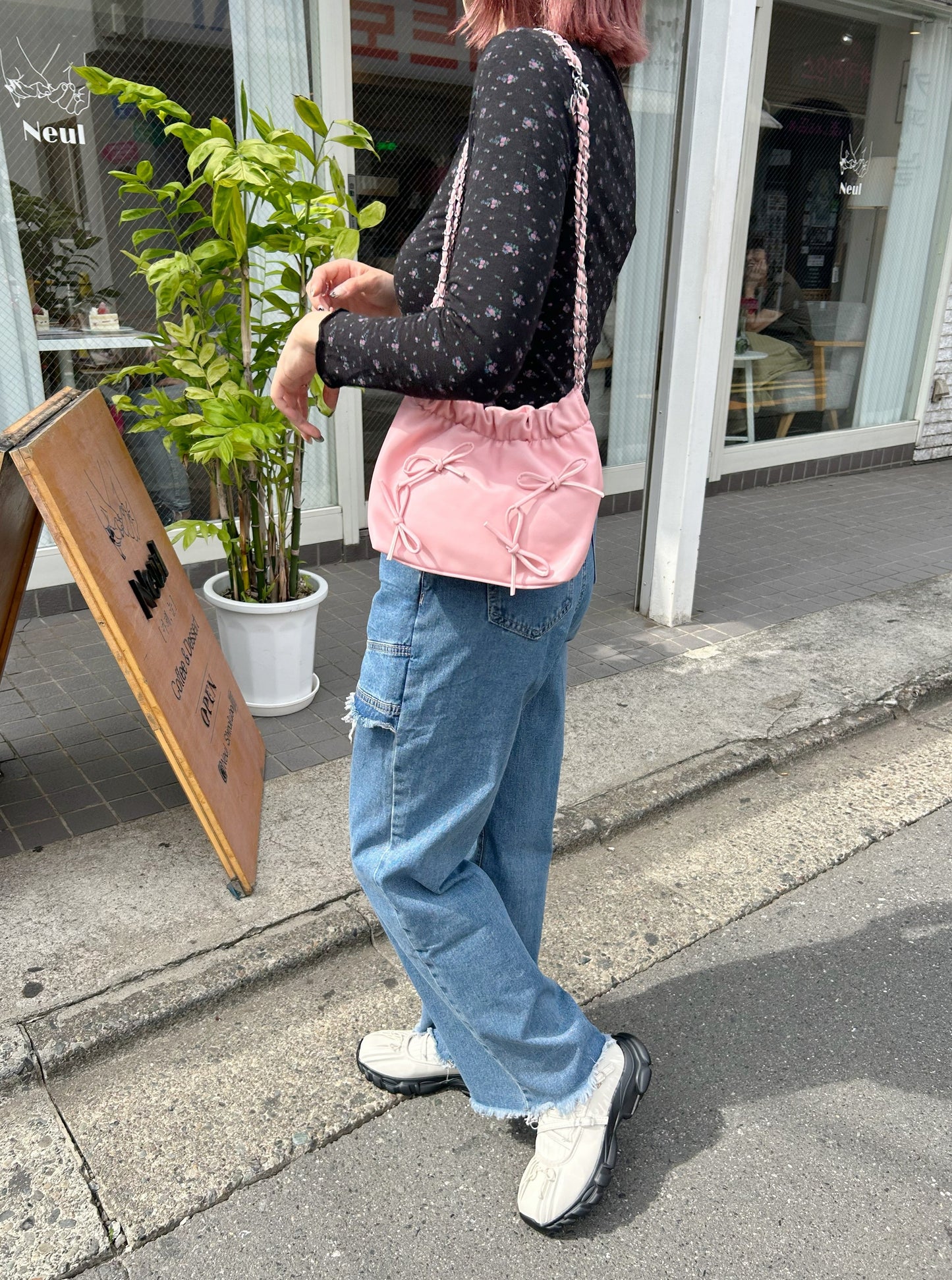 <SL1233609> リボンチェーンバッグ※動画あり
