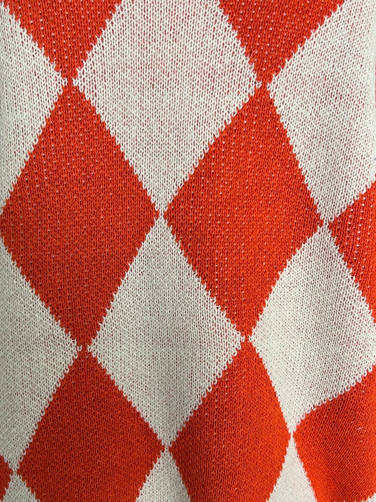 <SL2233702> アーガイルチェックBIGカーディガン