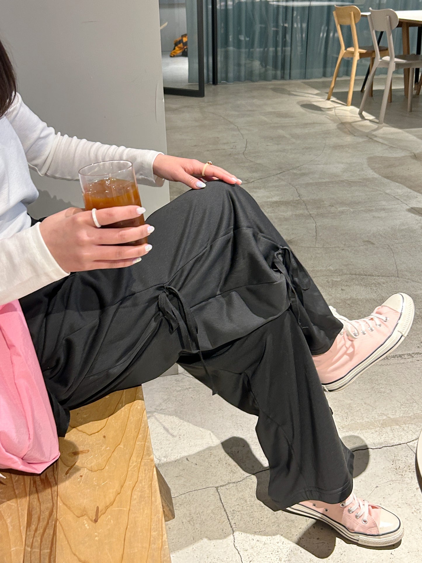 <SL2241613> リボンワイドパンツ