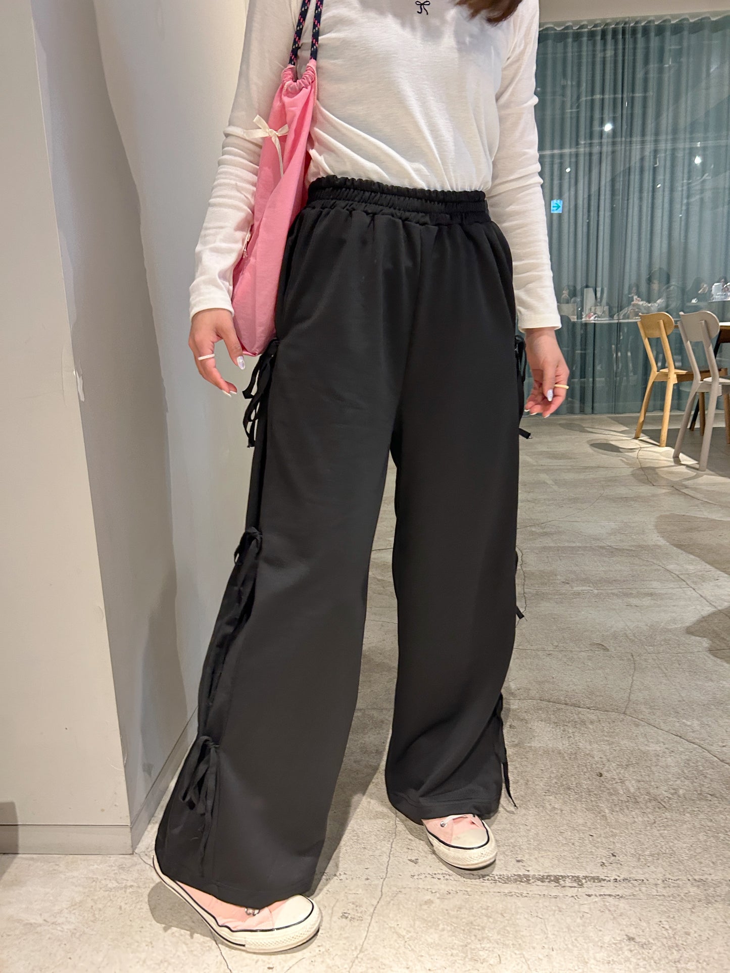 <SL2241613> リボンワイドパンツ