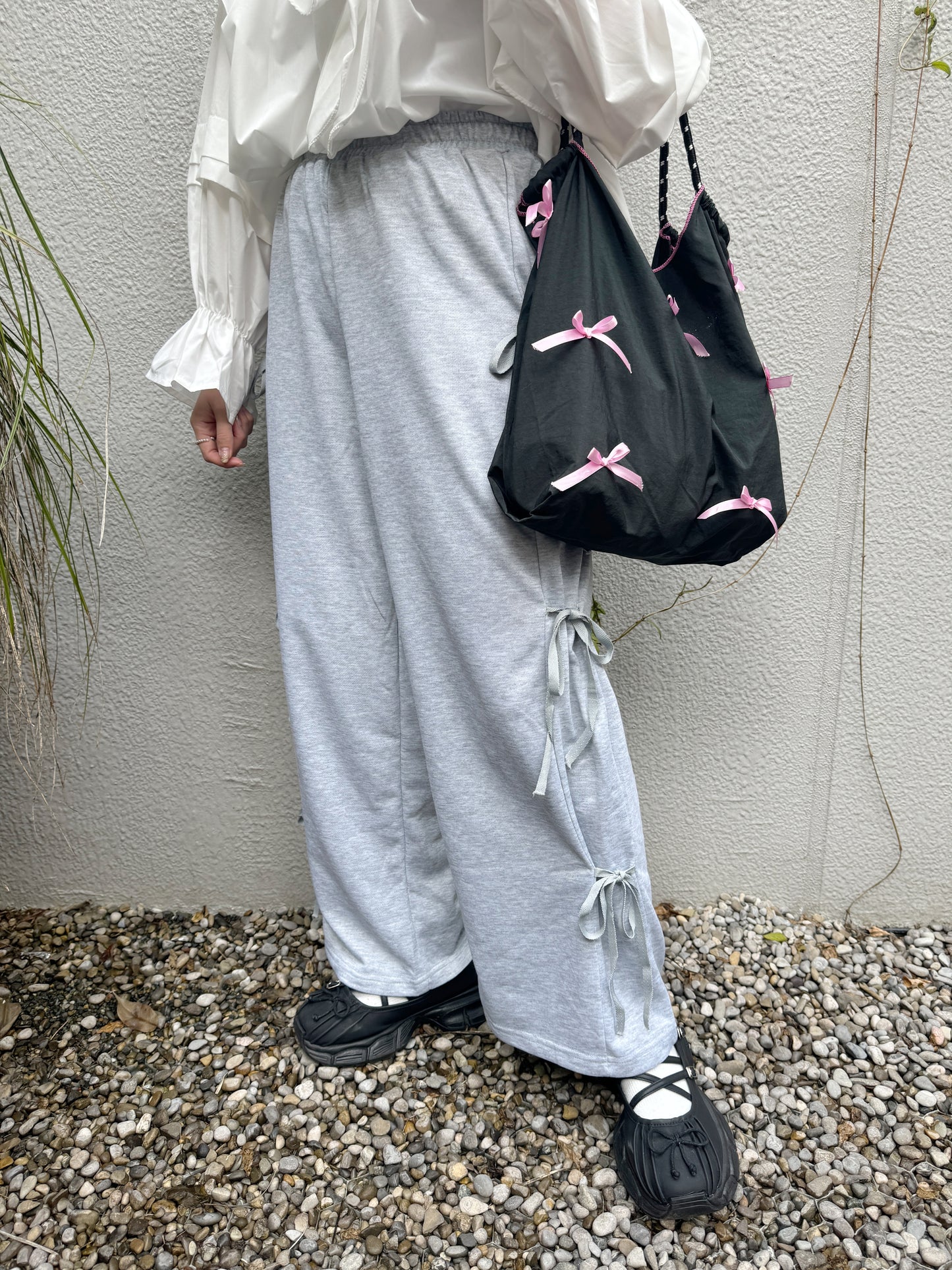 <SL2241613> リボンワイドパンツ