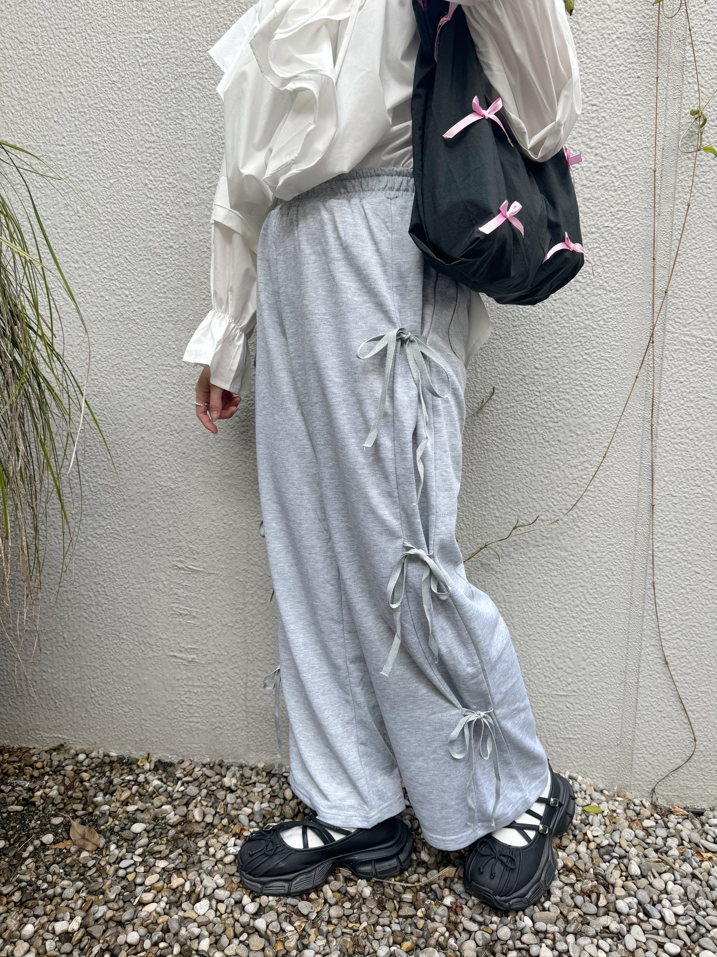 <SL2241613> リボンワイドパンツ