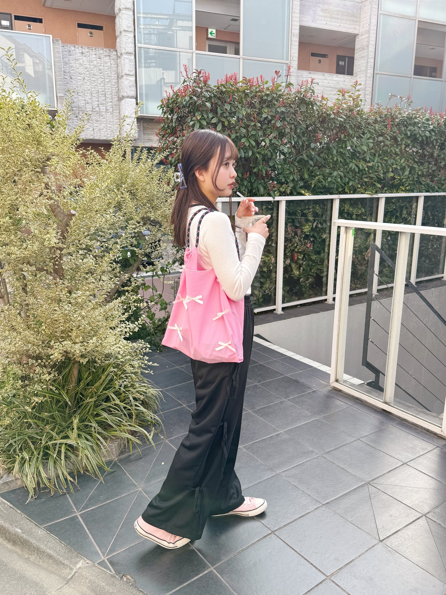 <SL2241613> リボンワイドパンツ