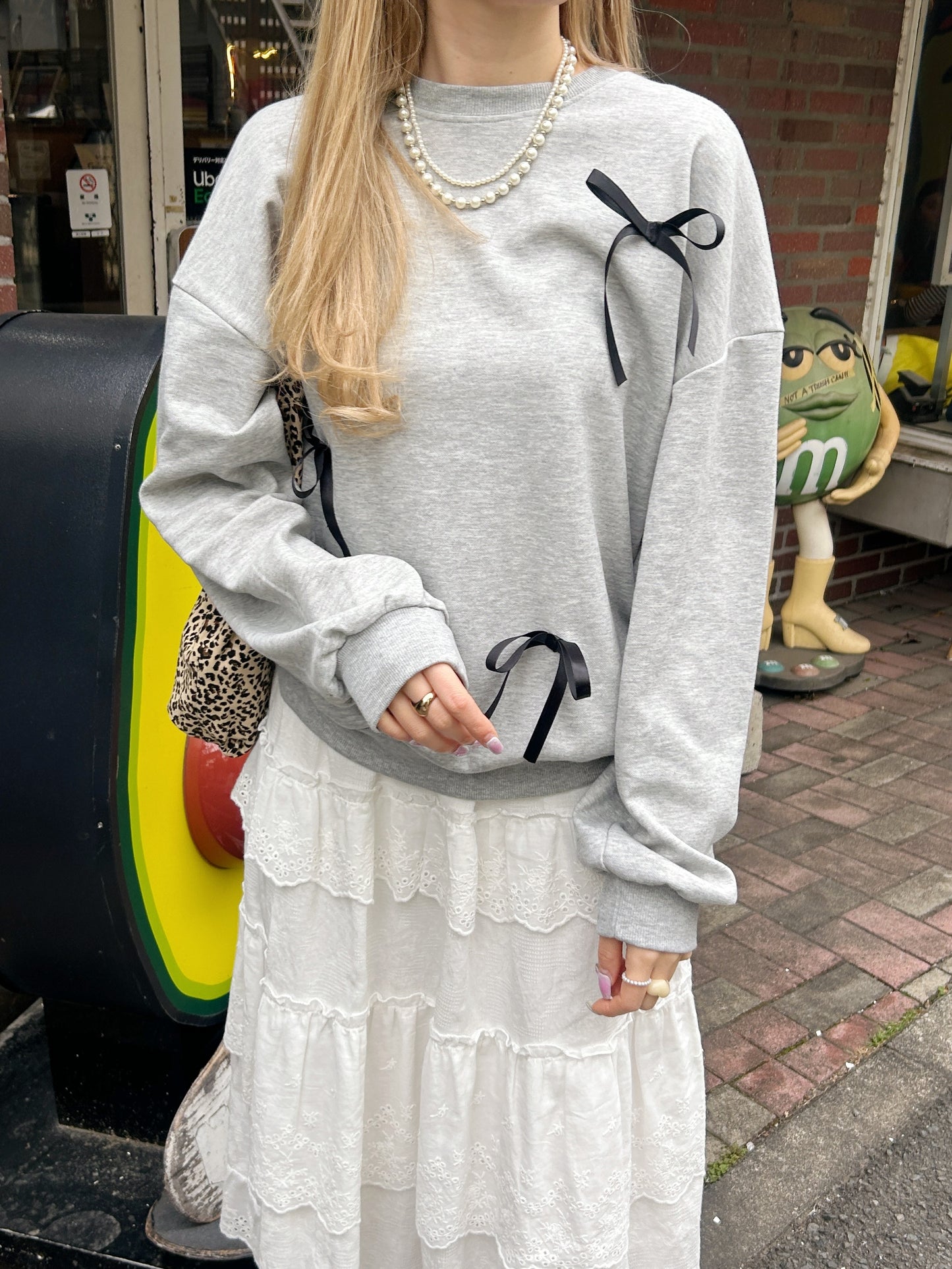 ※残りわずか! <SL2241604> ribbon point sweat
