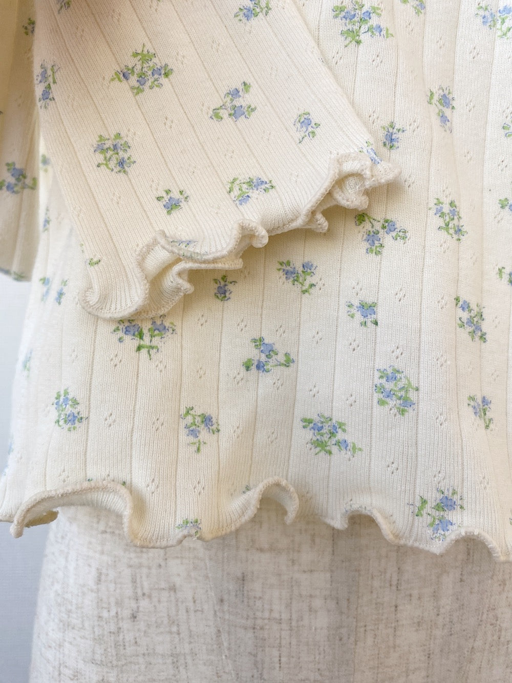 <SL2241628> flower mellow long tee