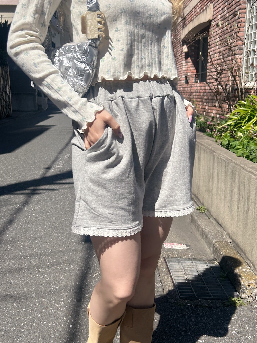 ※残りわずか!! <SL2241635> フリルヘムスウェットショーパン