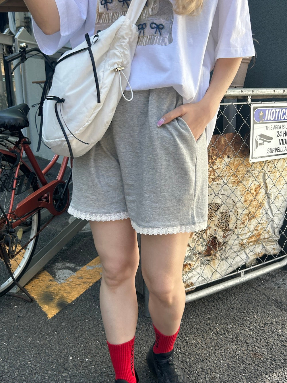 ※残りわずか!! <SL2241635> フリルヘムスウェットショーパン