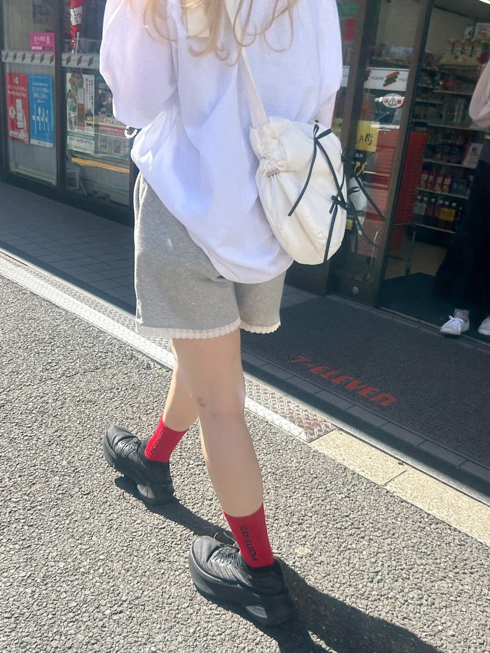 ※残りわずか!! <SL2241635> フリルヘムスウェットショーパン
