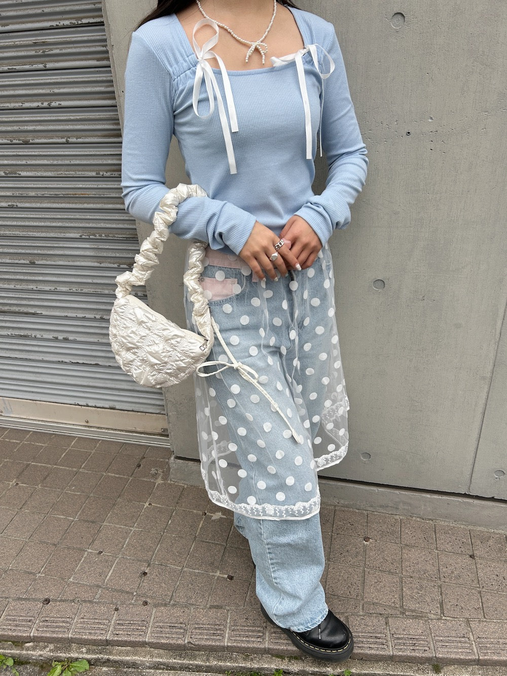 <SL2241626> lovely ribbon tee