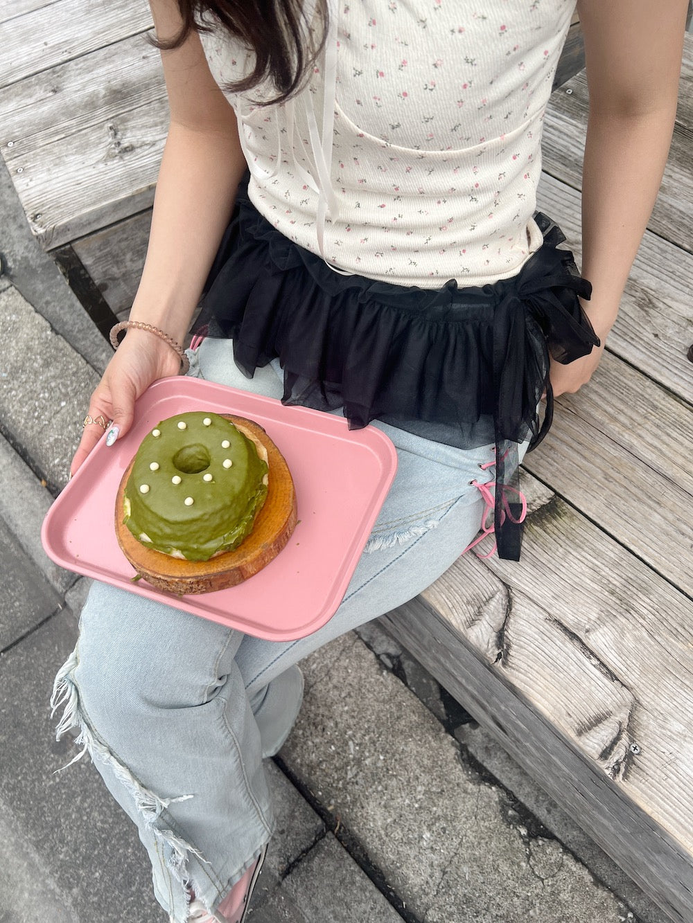 <SL2233659> レースアップデニム