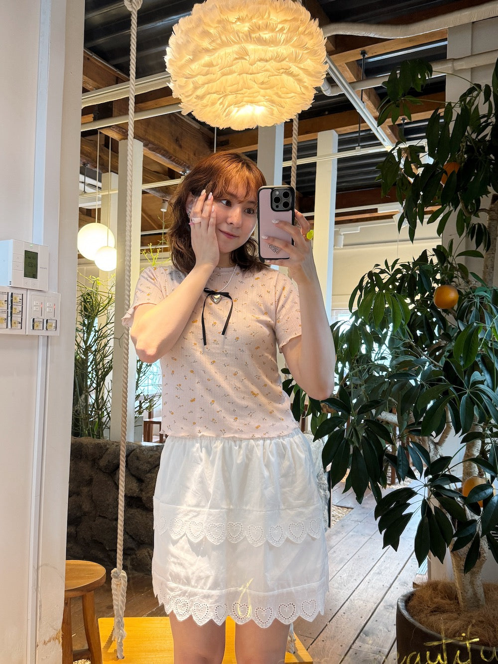 <SL2241627> flower thermal tee