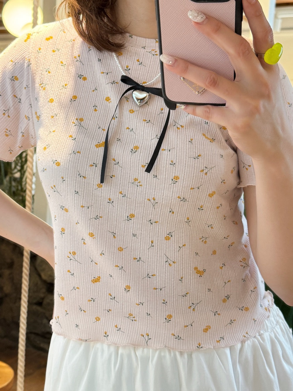 <SL2241627> flower thermal tee