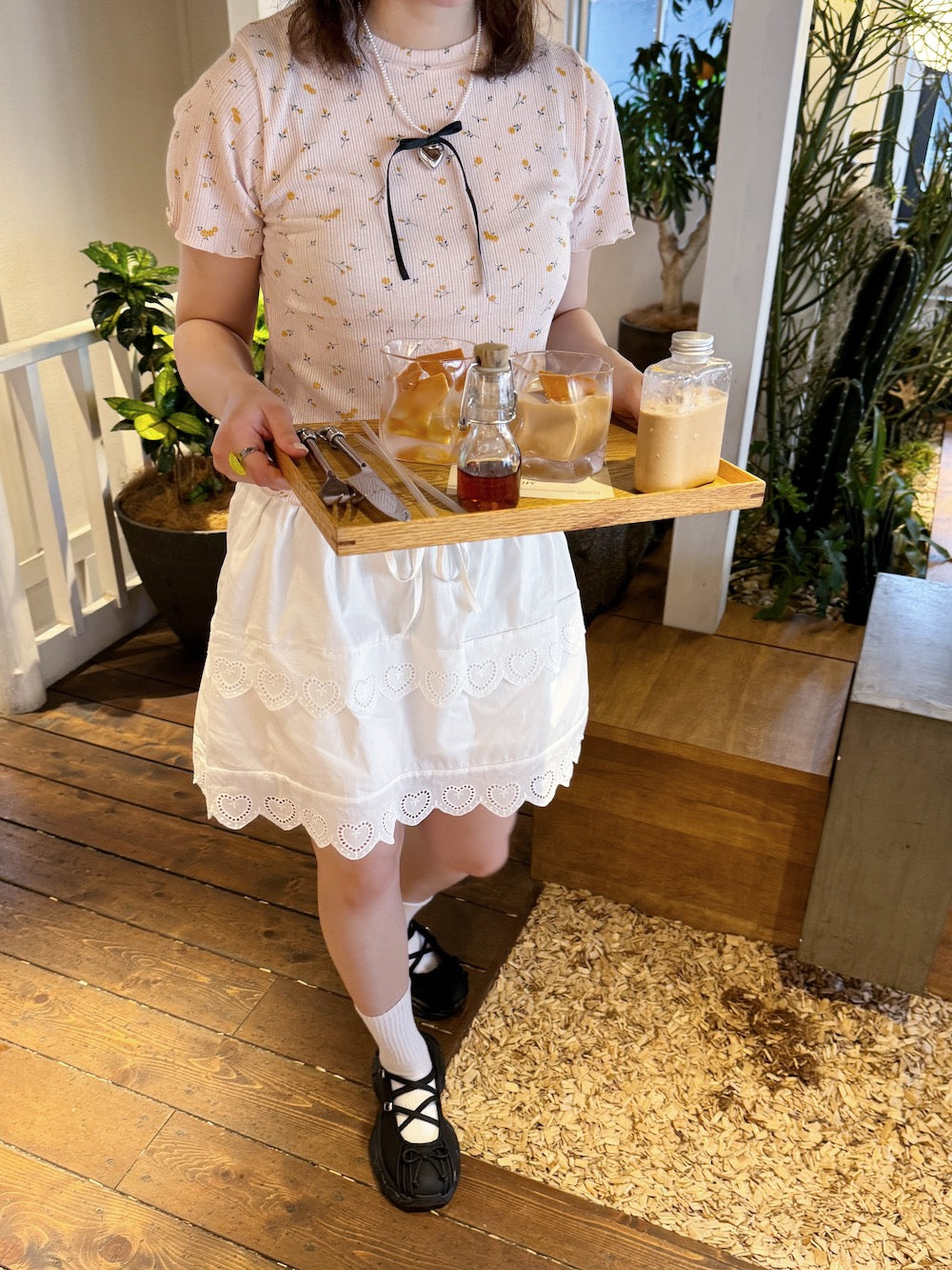 <SL2241627> flower thermal tee