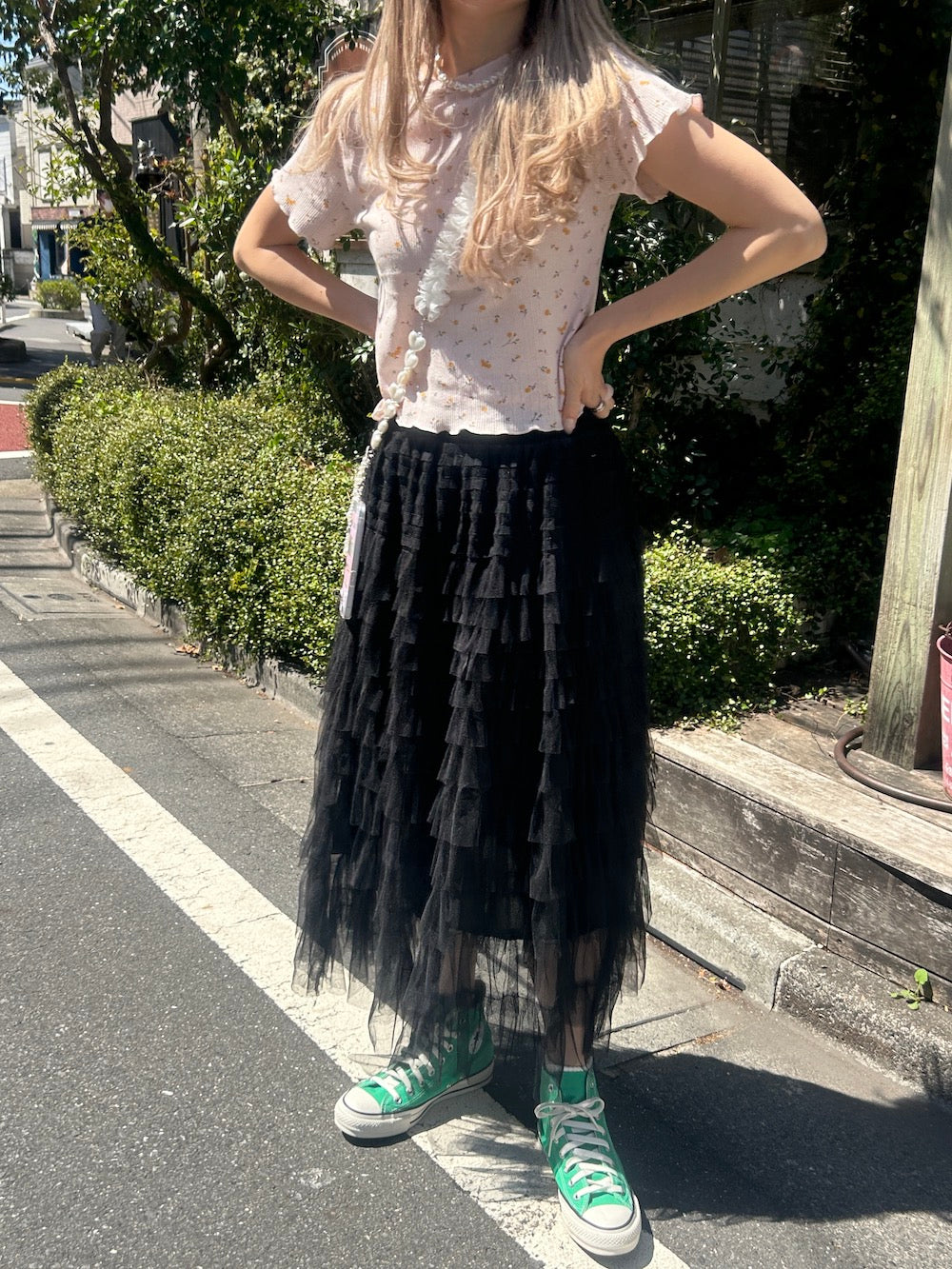 <SL2241627> flower thermal tee