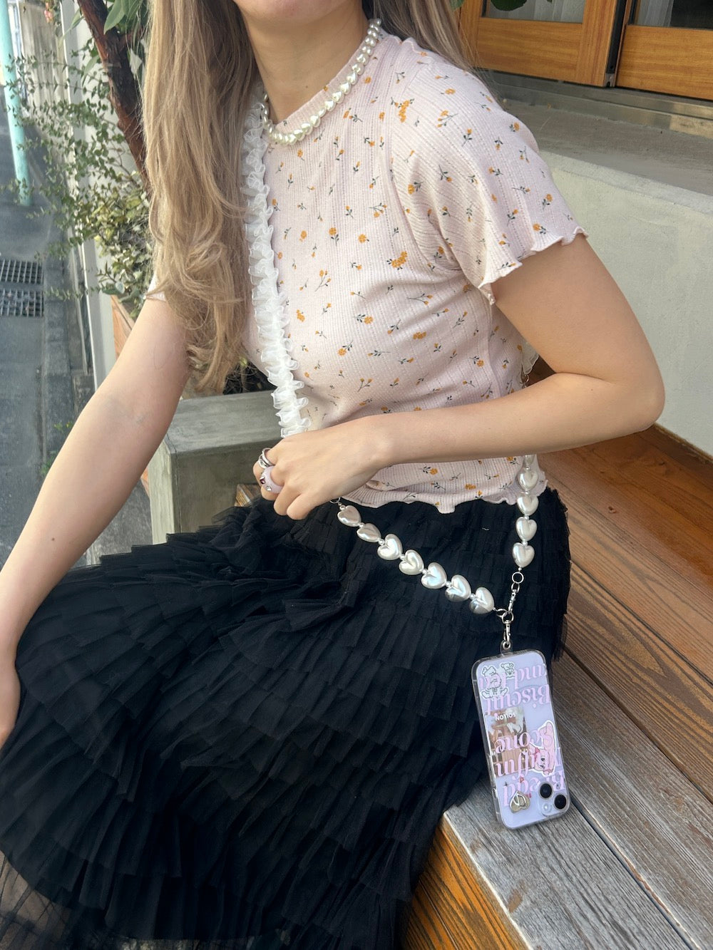 <SL2241627> flower thermal tee