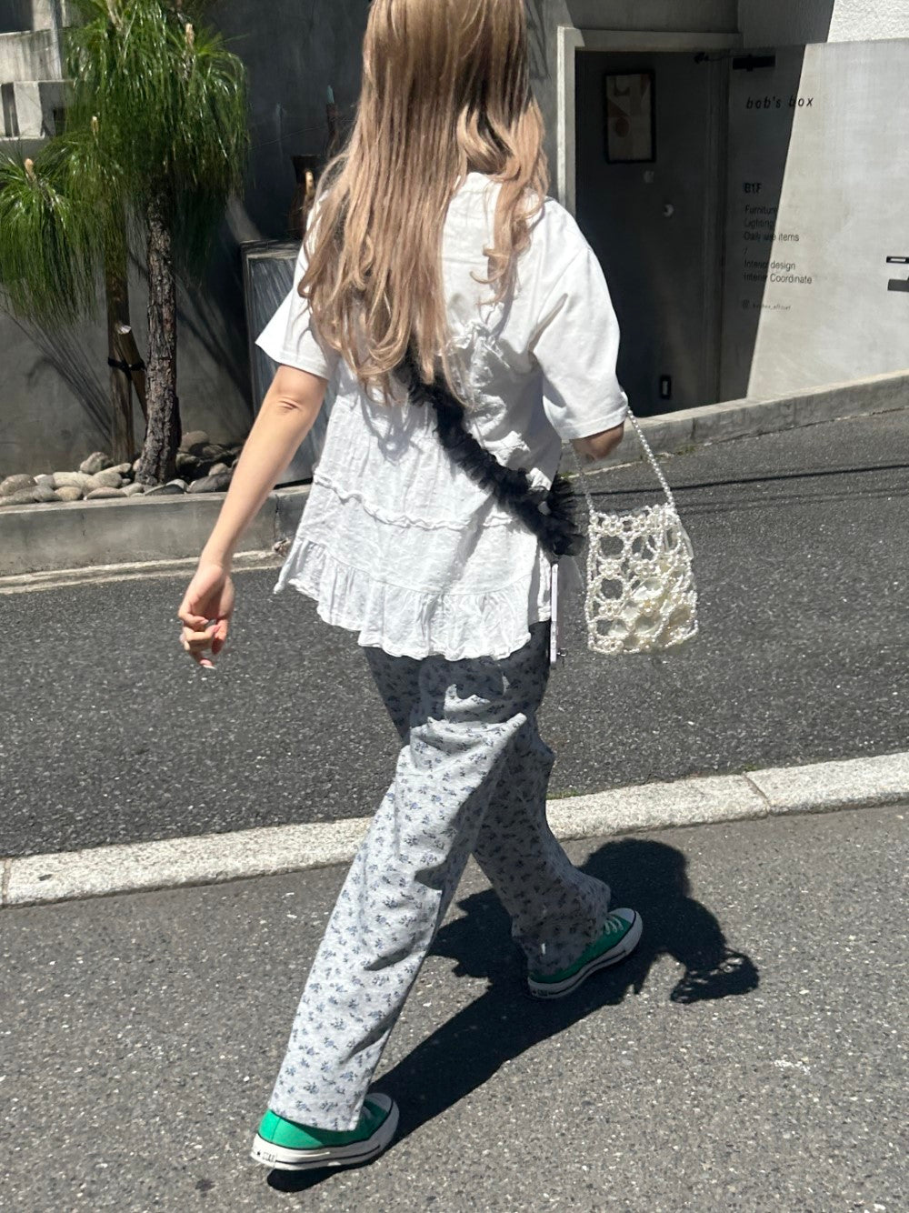 <SL2241655> 小花柄スウェットパンツ