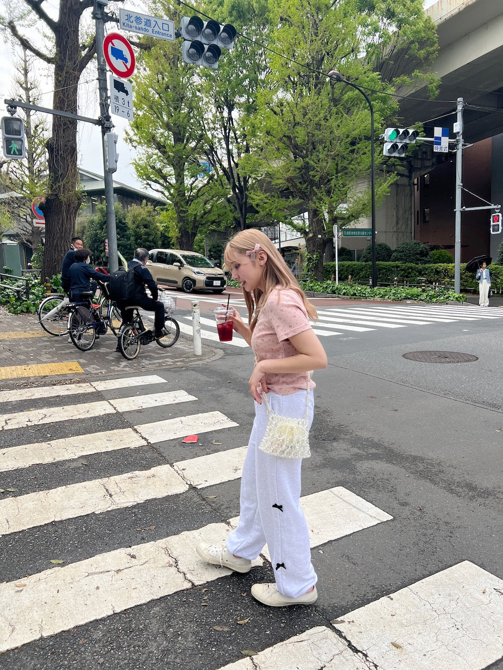 <SL1241602> リボンパールバッグ