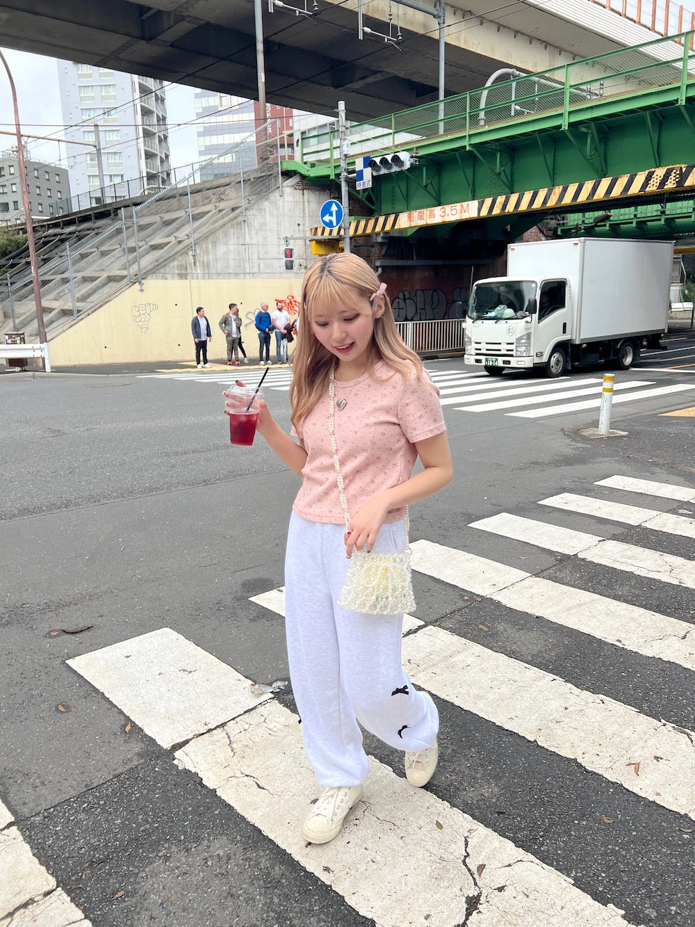 <SL1241602> リボンパールバッグ
