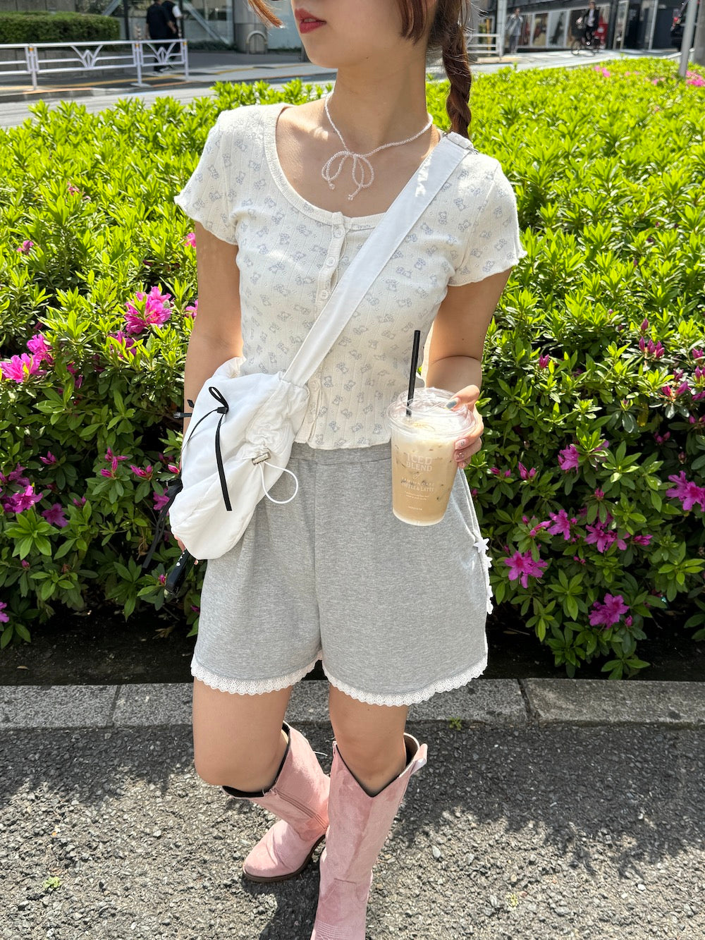 <SL1241603> リボンショルダーバッグ