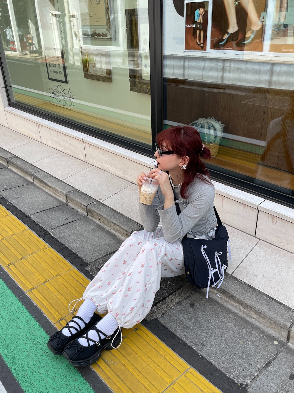 <SL1241603> リボンショルダーバッグ