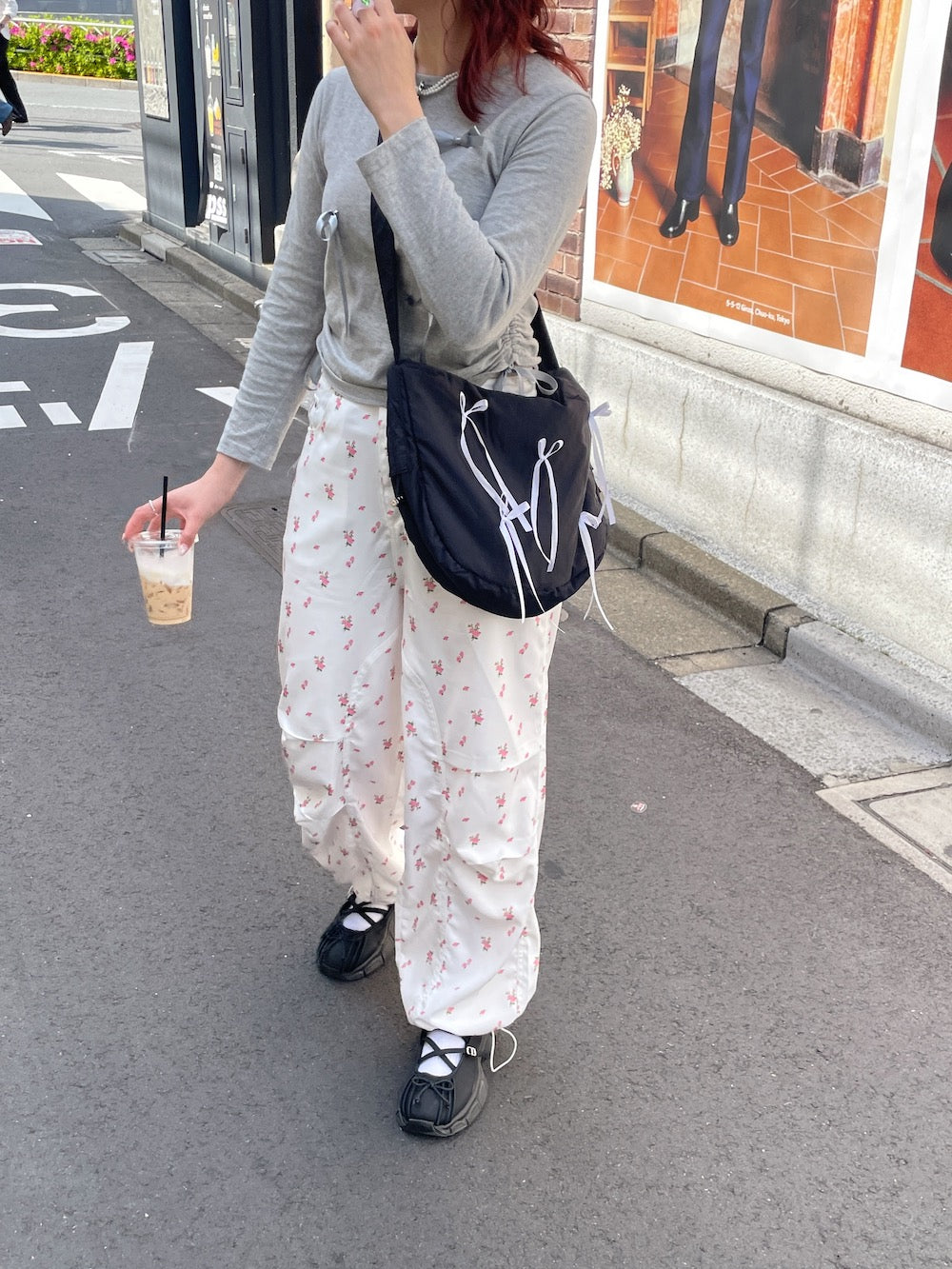 <SL1241603> リボンショルダーバッグ