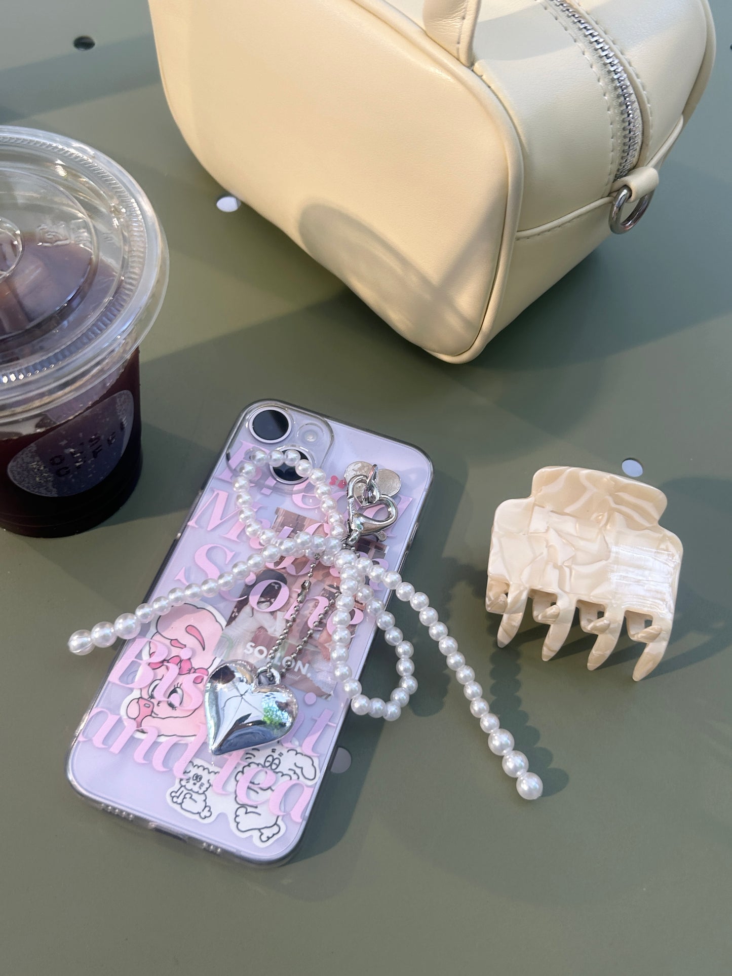 <WO4241620> ハートフック&リボンハートチャームSET