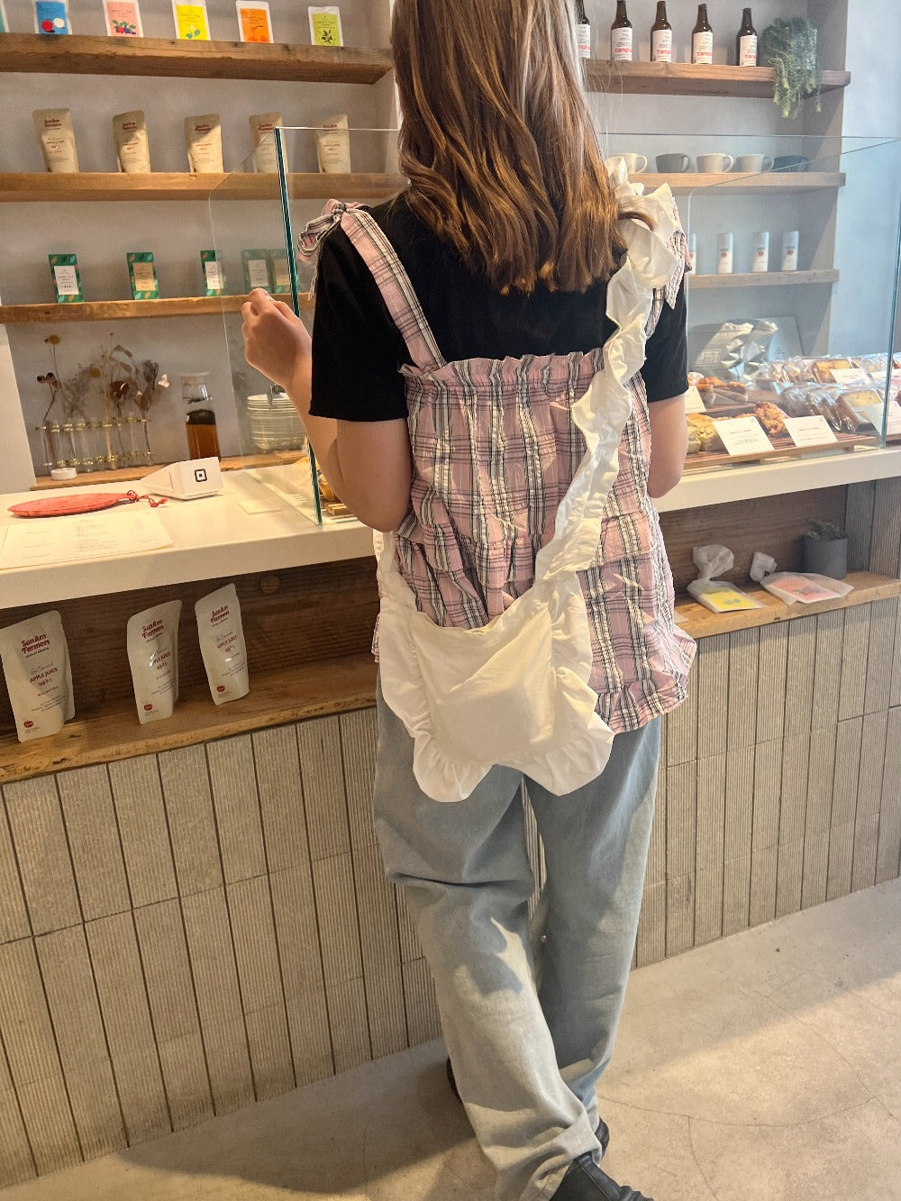 <SL1241604> フリルギャザーショルダーバッグ