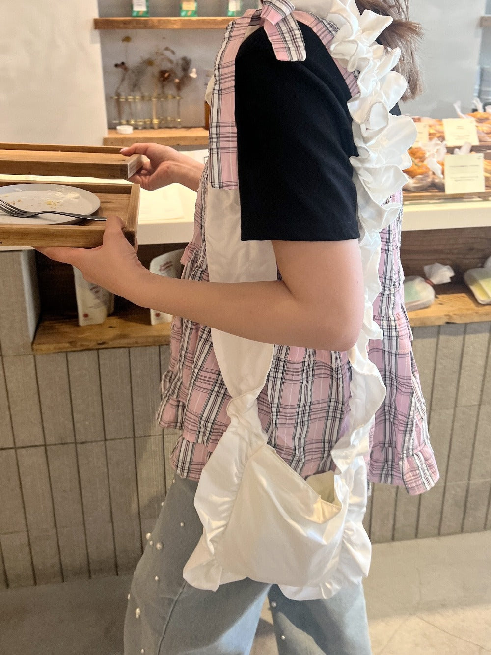 <SL1241604> フリルギャザーショルダーバッグ