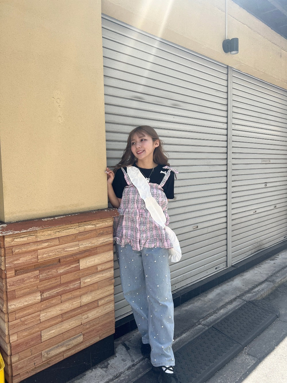 <SL1241604> フリルギャザーショルダーバッグ