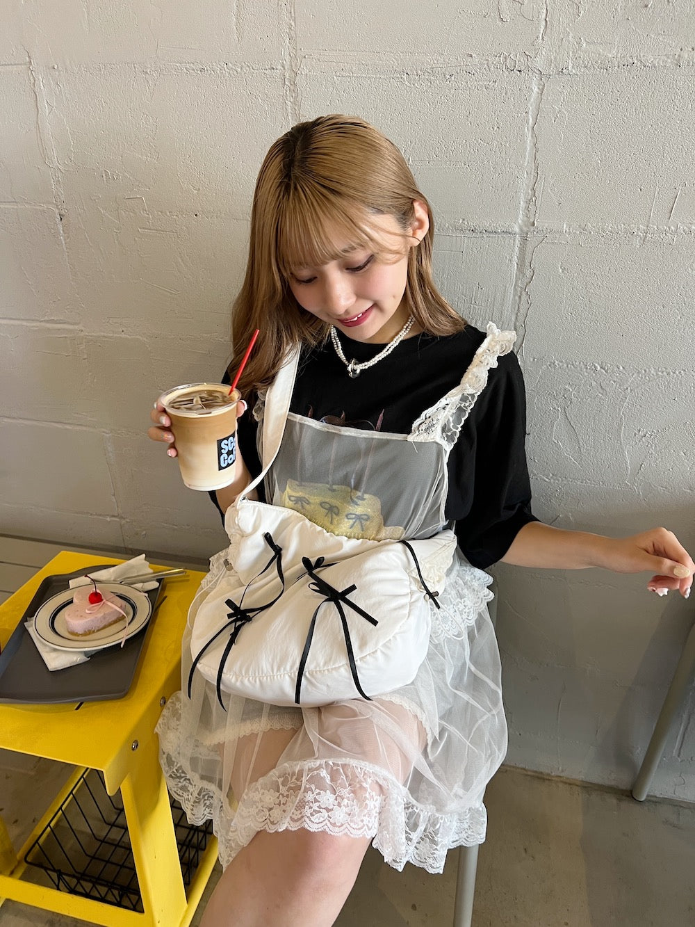 <SL1241603> リボンショルダーバッグ