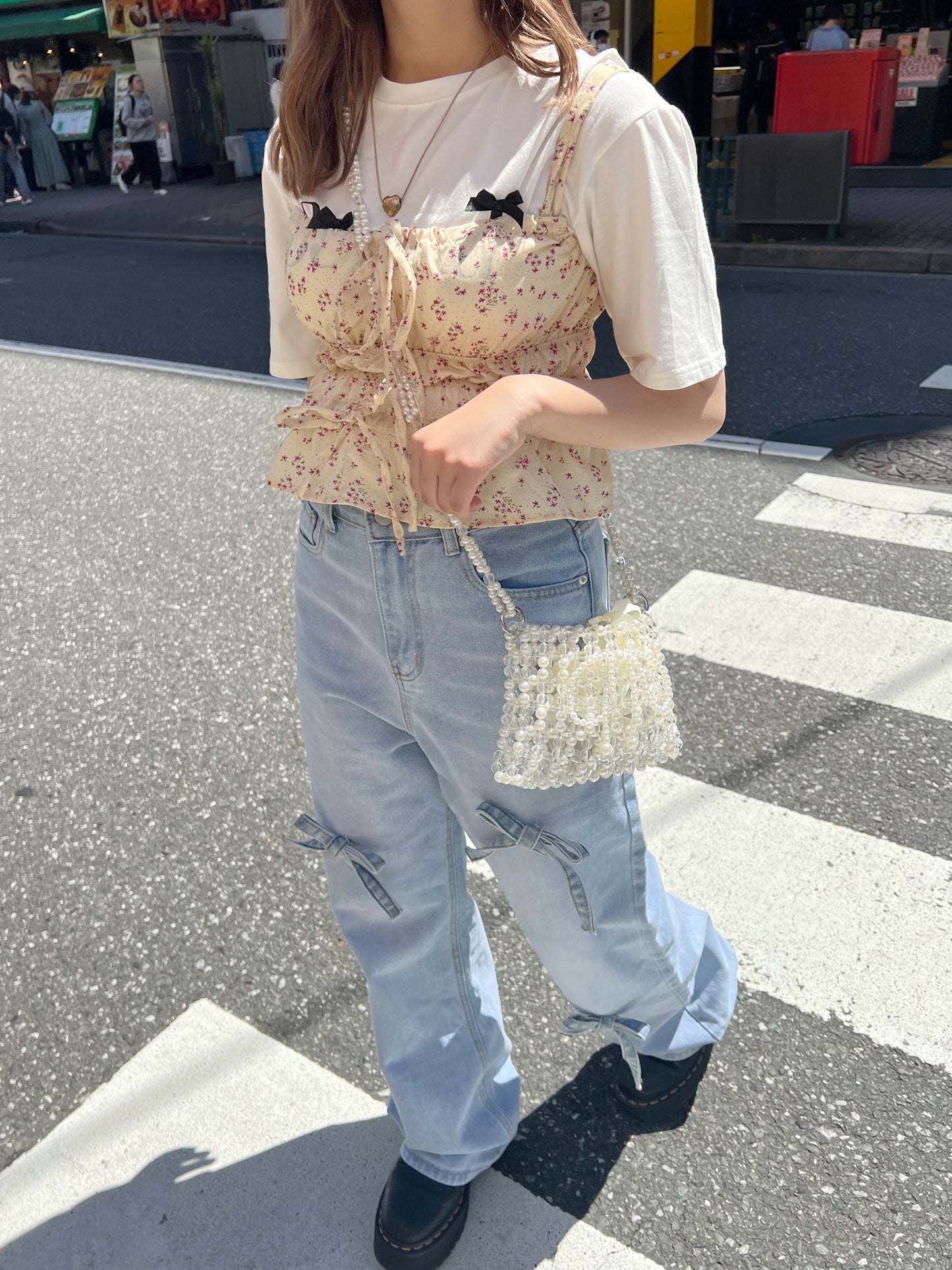 <SL2241646> フラワーギャザーキャミソール
