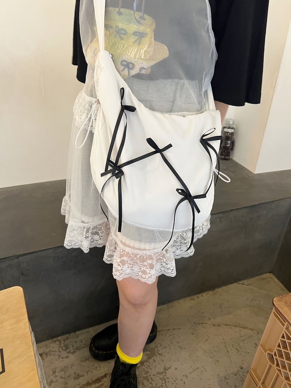 <SL1241603> リボンショルダーバッグ