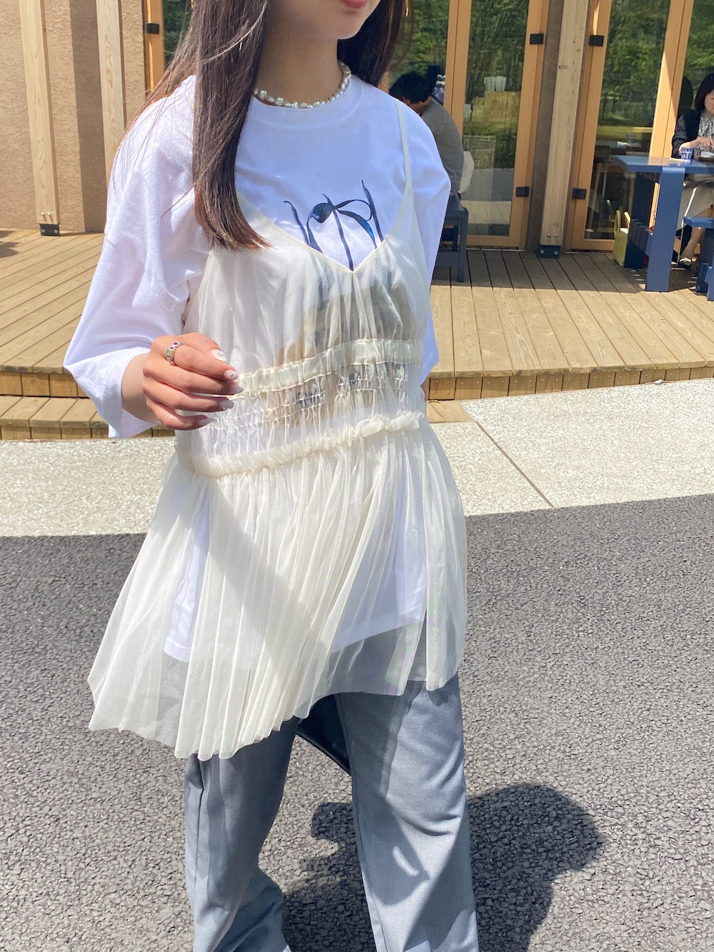 <SL2241642> シアーキャミソール