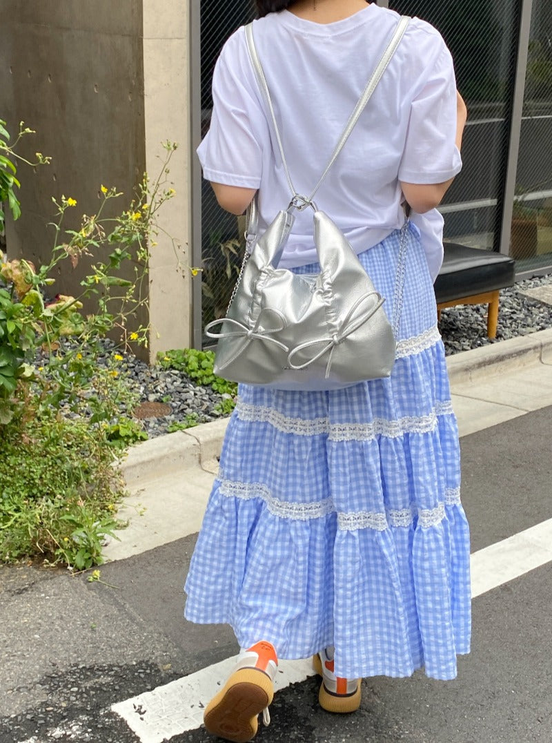<SL1241607> 2wayダブルリボンバッグ