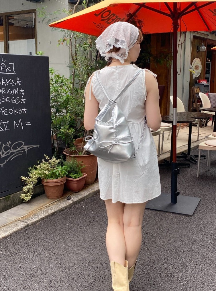 <SL1241607> 2wayダブルリボンバッグ