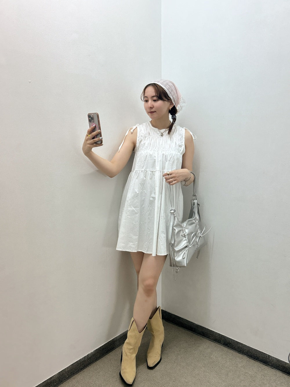 <SL1241607> 2wayダブルリボンバッグ