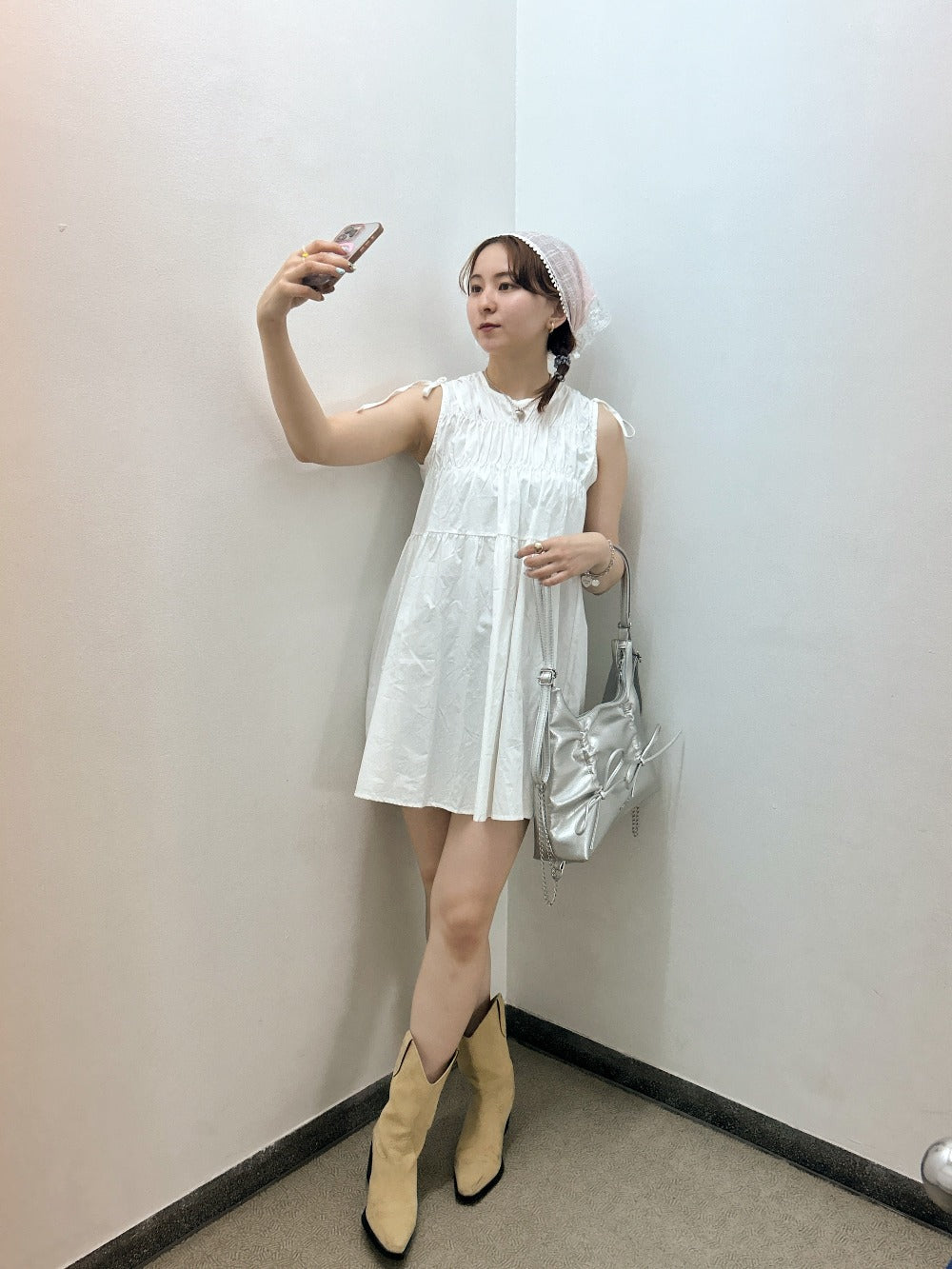 <SL1241607> 2wayダブルリボンバッグ