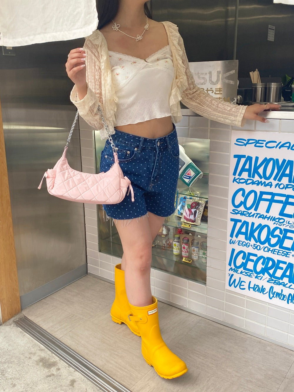 <SL2242607> 針抜きフラワーキャミソール