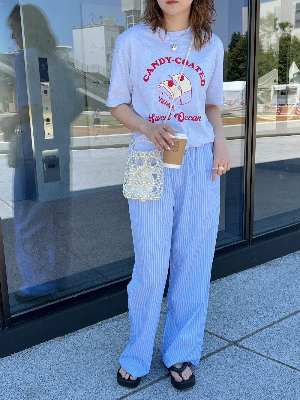 <SL2242612> ストライプパンツ